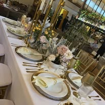 Mesa elegante de boda